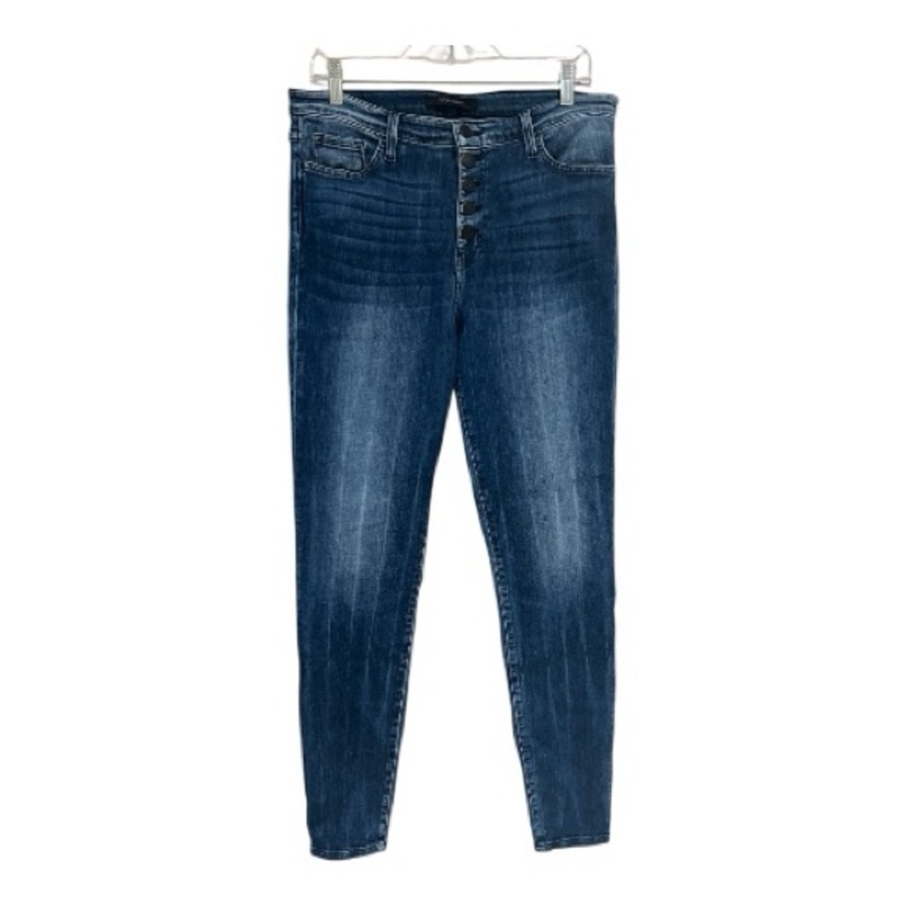 Flying Monkey Dark Blue Button Fly Skinny Jeans Size 32